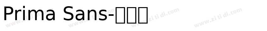 Prima Sans字体转换